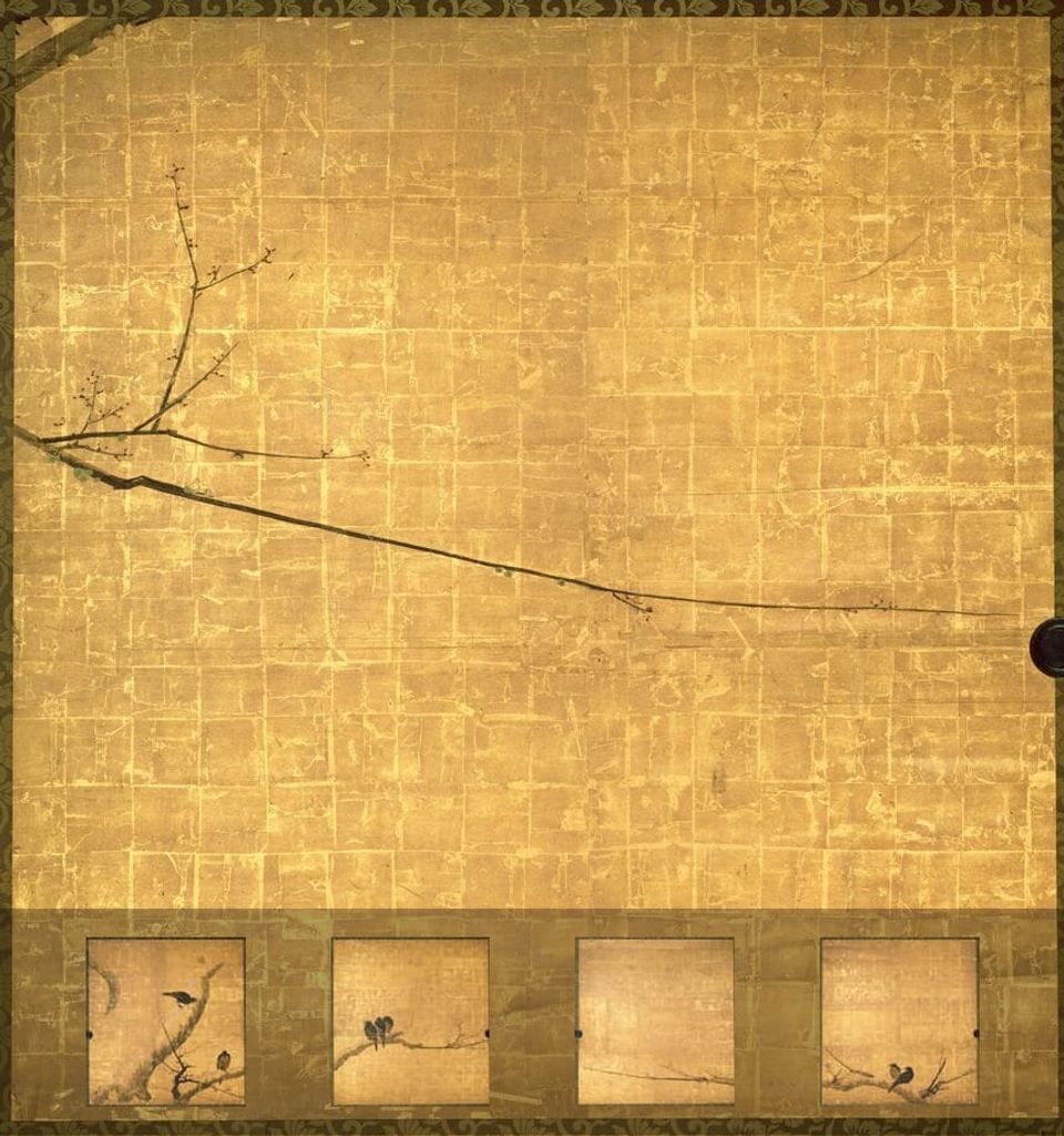 梅鸦图册纸本缩略图