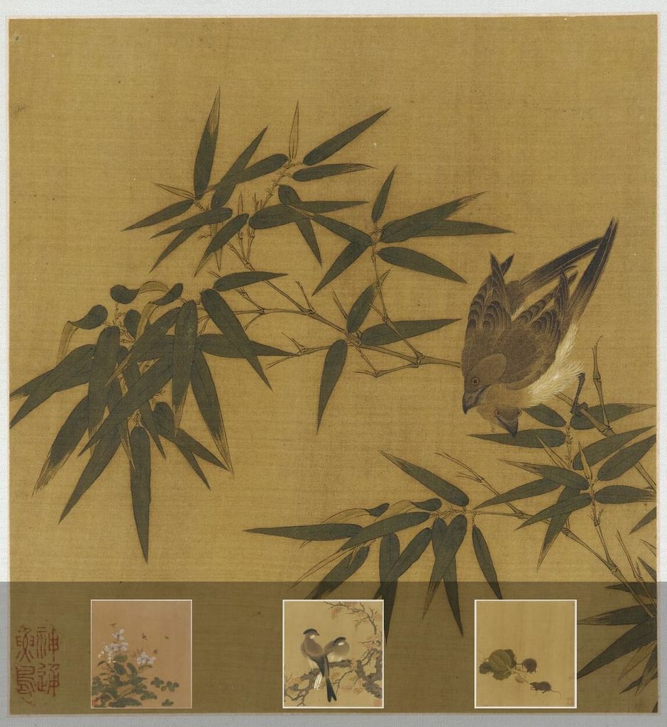 花鸟图页预览图