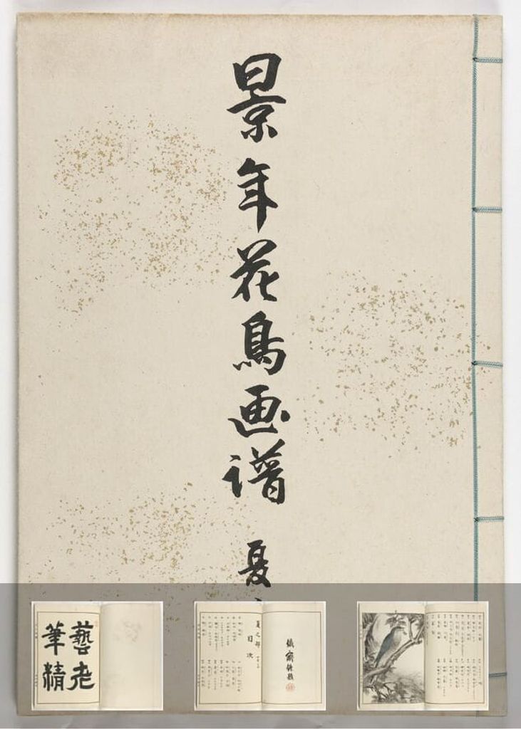 景年花鸟画谱.四卷.今尾景年绘..1892年刊本（夏部）预览图