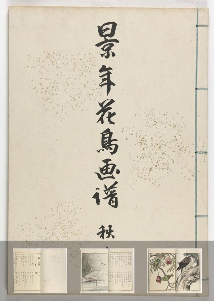 景年花鸟画谱.四卷.今尾景年绘.1892年刊本（秋部）缩略图