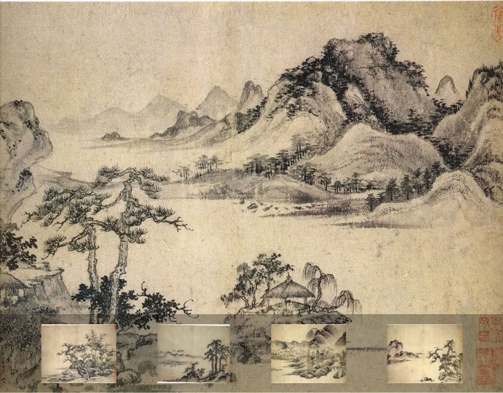 溪山风雨图预览图