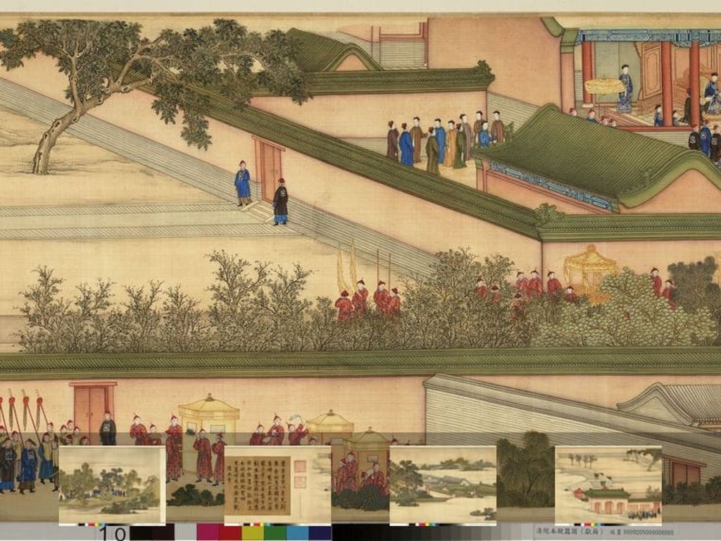 院本亲蚕图（贞卷 献茧）预览图