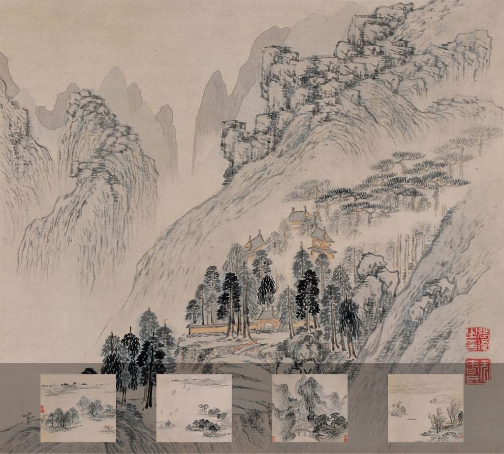潇湘八景册预览图