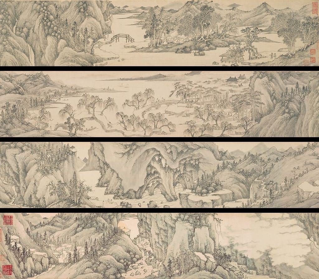 溪山深秀图预览图