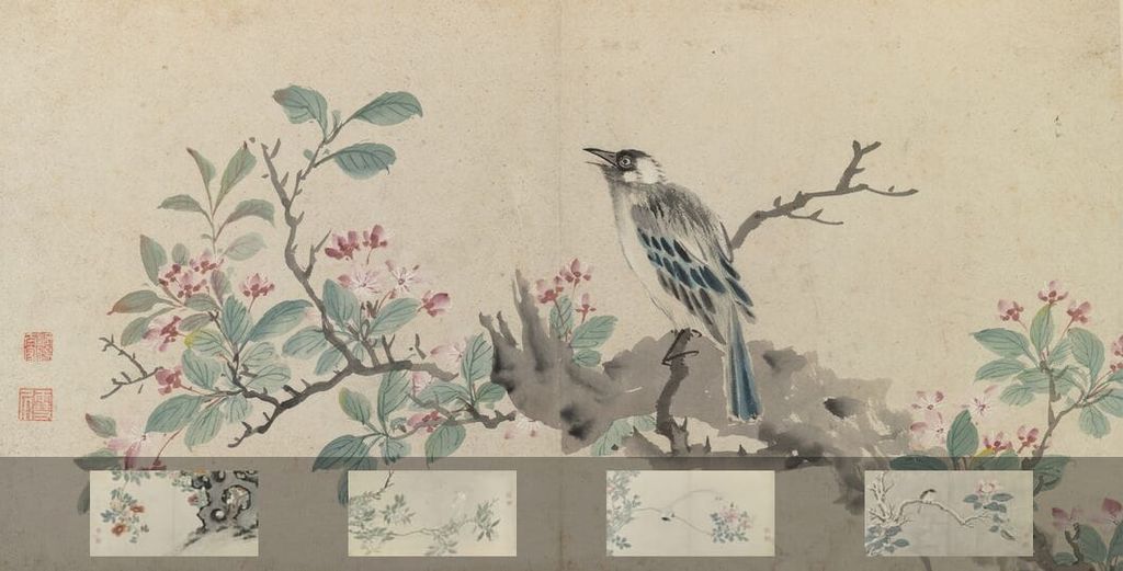 花鸟册九开预览图
