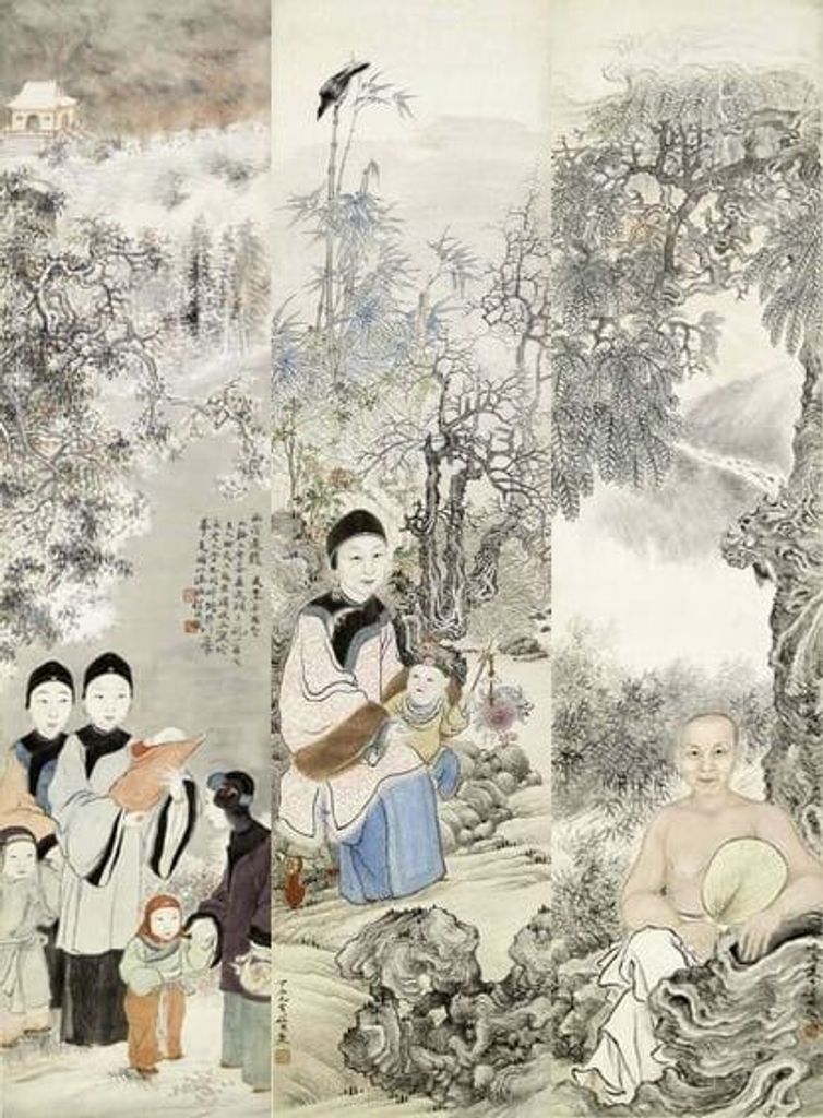 人物屏-画册预览图