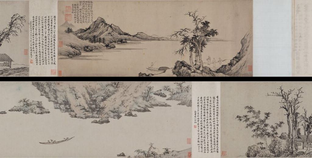 山水合卷预览图