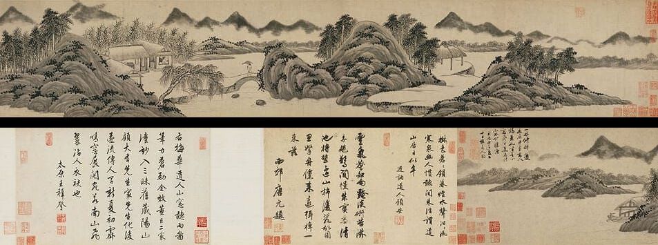 山窗听雨图预览图