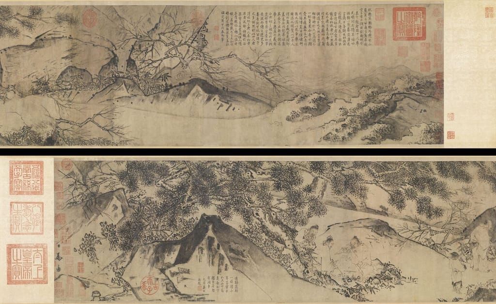 商山四皓图预览图