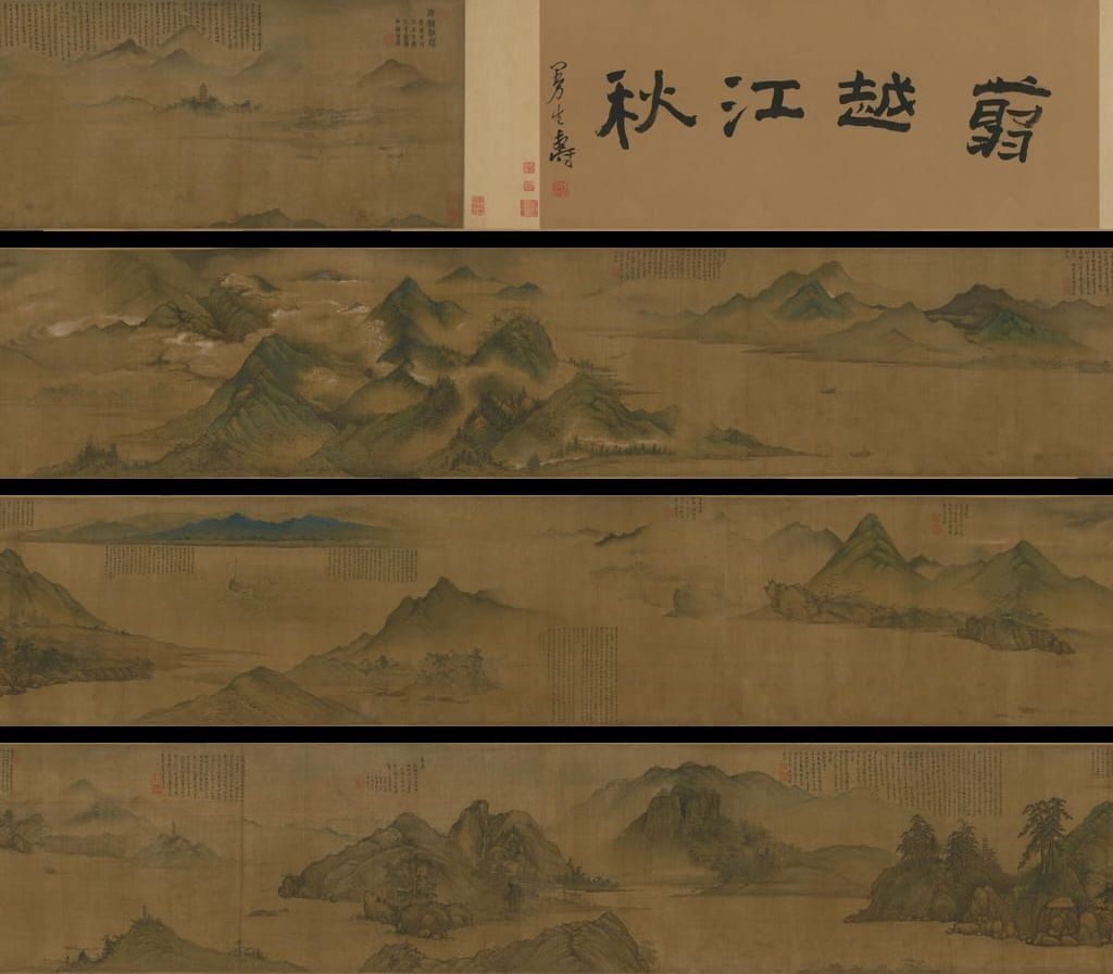剪越江秋图预览图