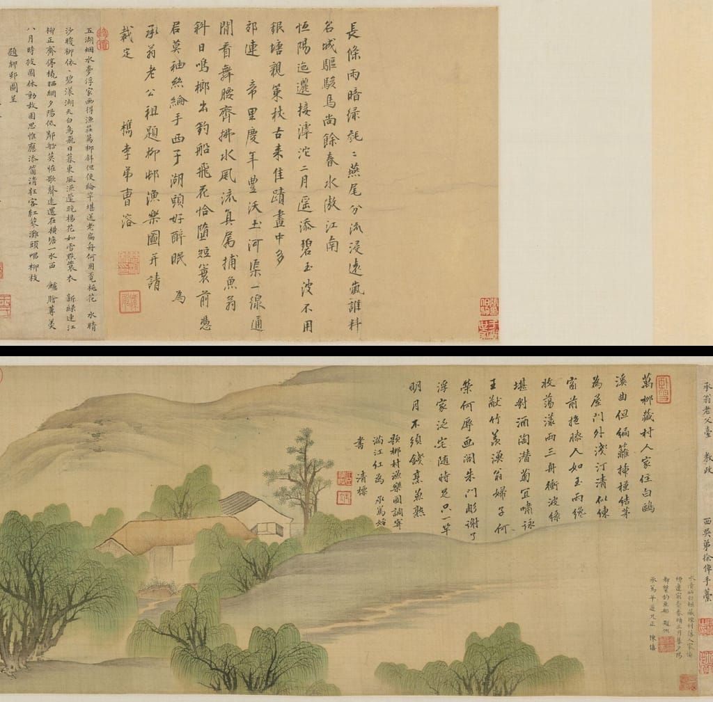 柳村渔乐图卷缩略图