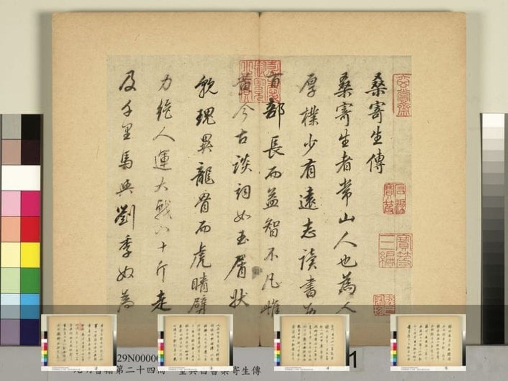 桑寄生传（元明书翰第二十四册）预览图