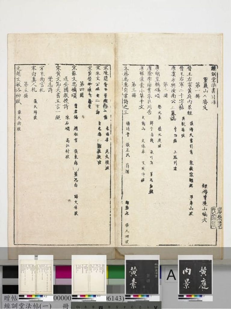 经训堂法帖（一）预览图