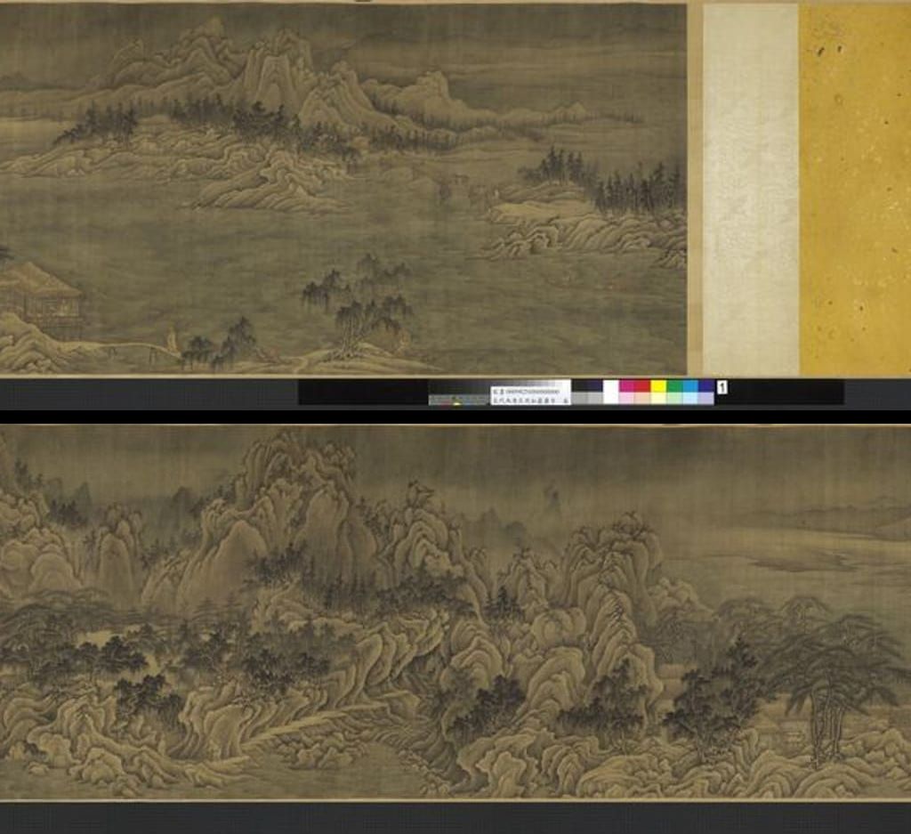 五代南唐松岩萧寺图预览图