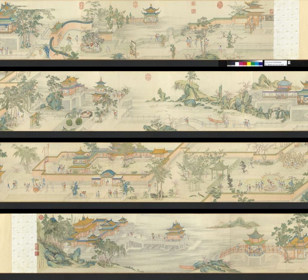 仿仇英汉宫春晓图预览图