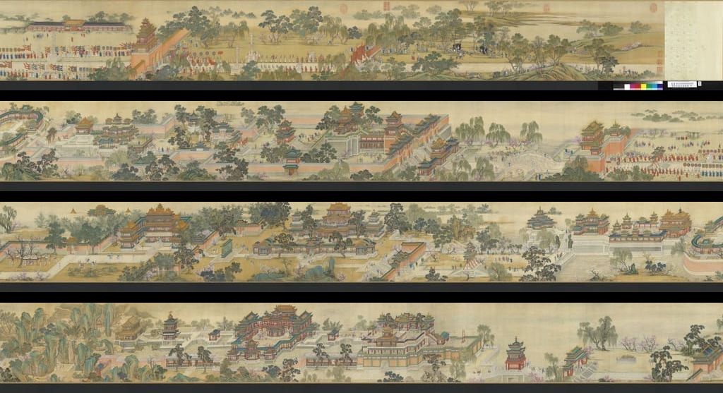 院本汉宫春晓图预览图