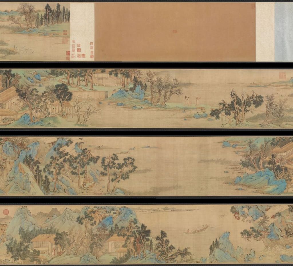 仿赵伯骕后赤壁图预览图