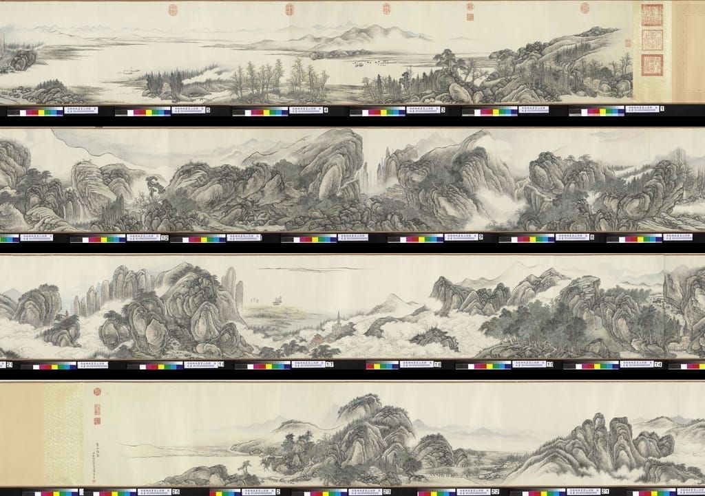 云山深静图卷缩略图