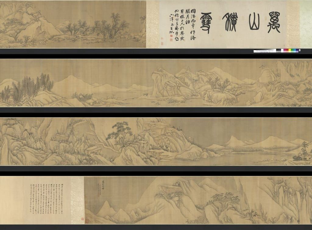 万山积雪图预览图