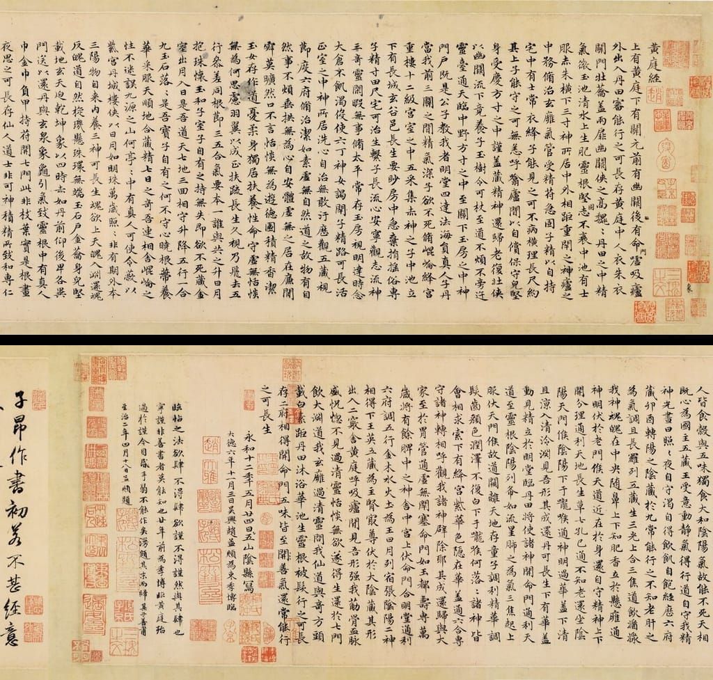 黄庭经全卷预览图