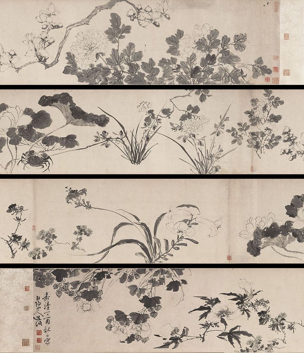 花卉图卷预览图