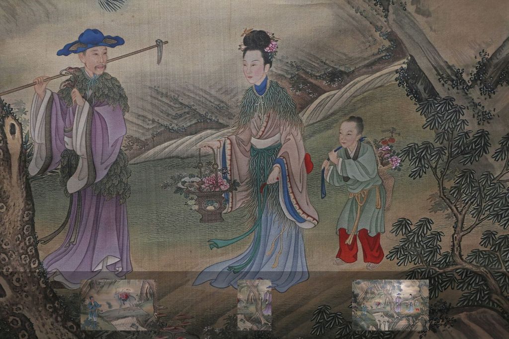 雍正帝行乐图轴预览图