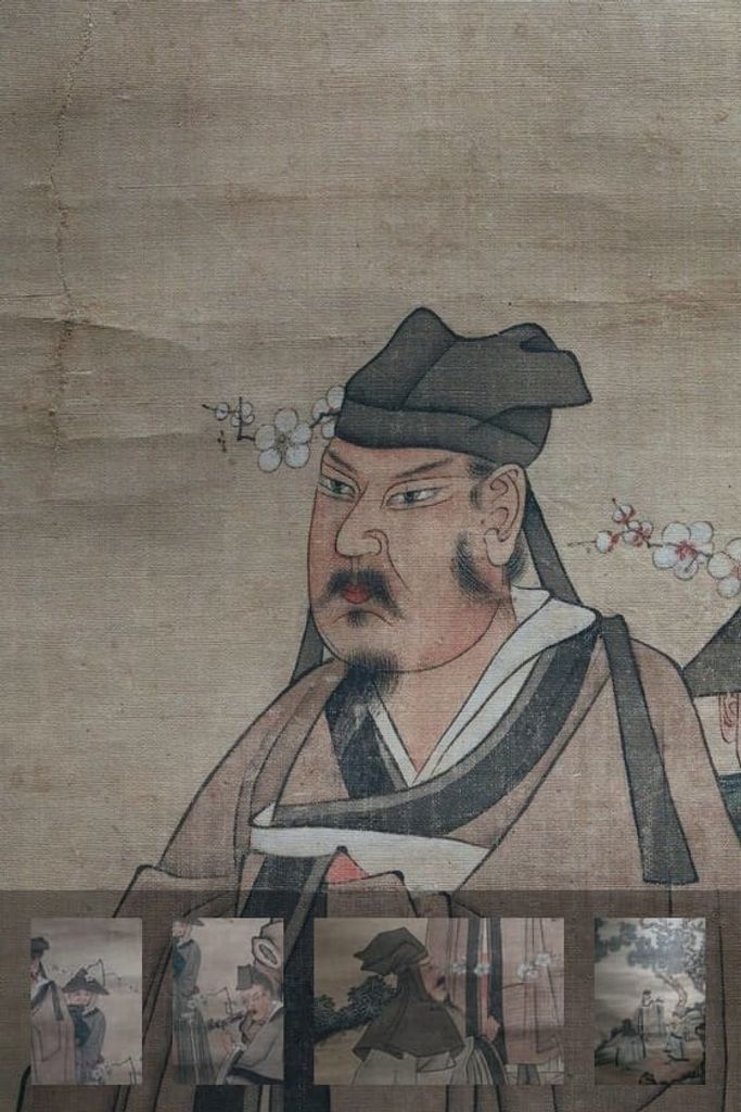 品梅图轴预览图