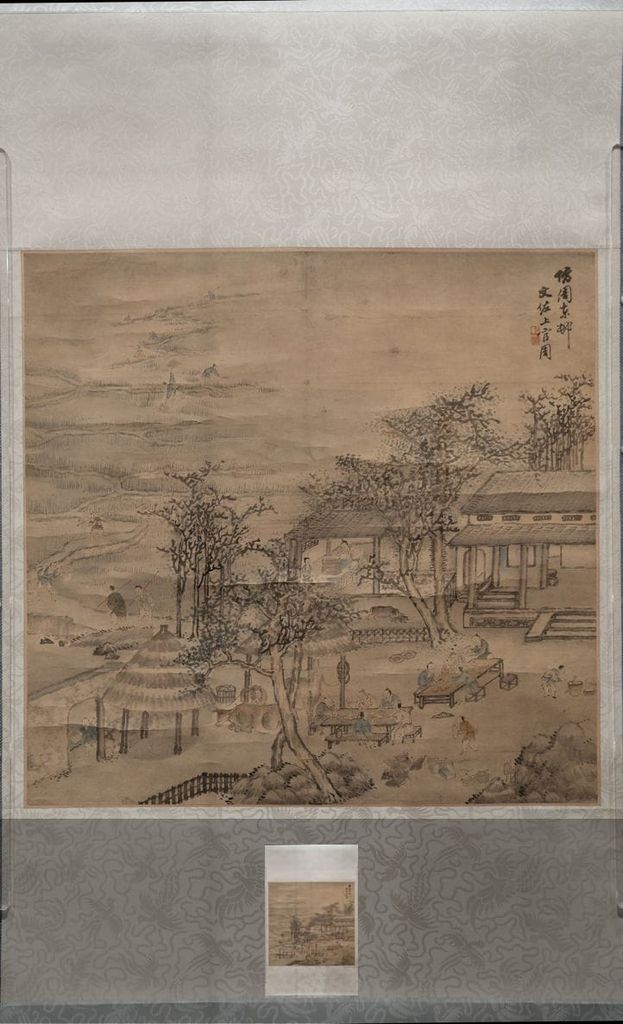 仿周东邨农家乐事图缩略图