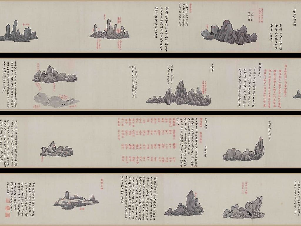云林石谱图卷预览图