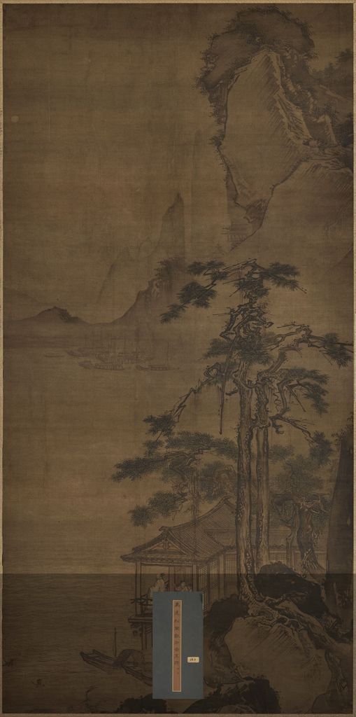 松阁观潮图预览图