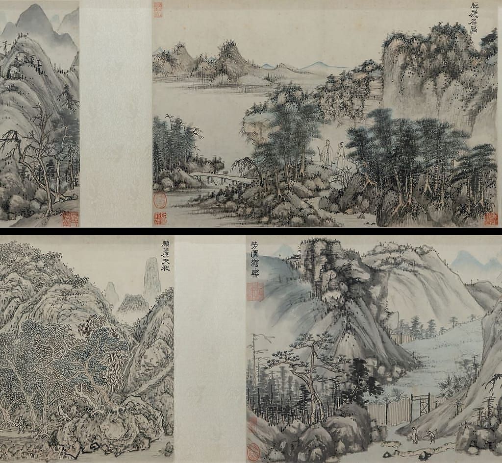 山水合卷预览图