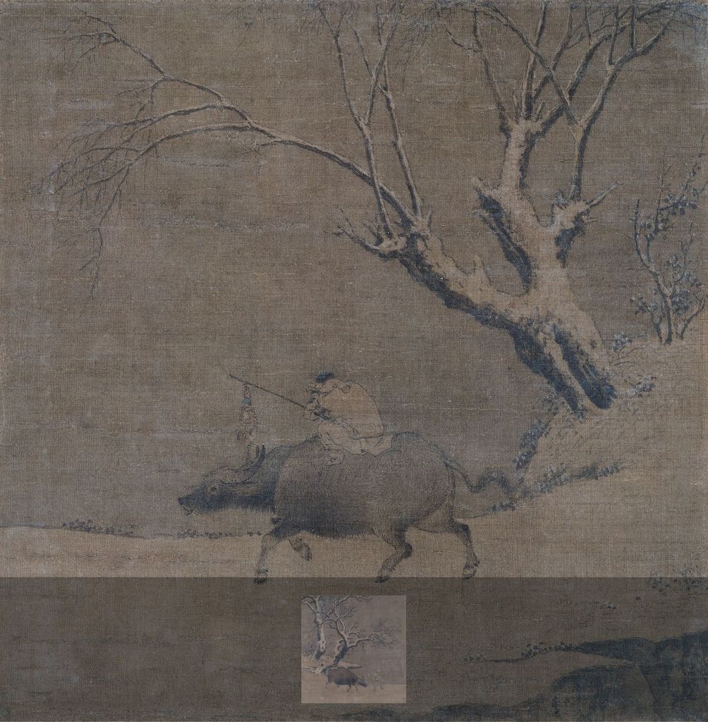雪中归牧图（对幅）预览图