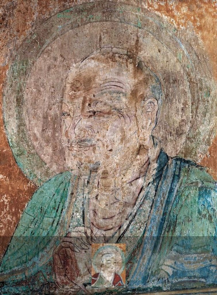 应县佛宫寺迦叶与阿难图预览图