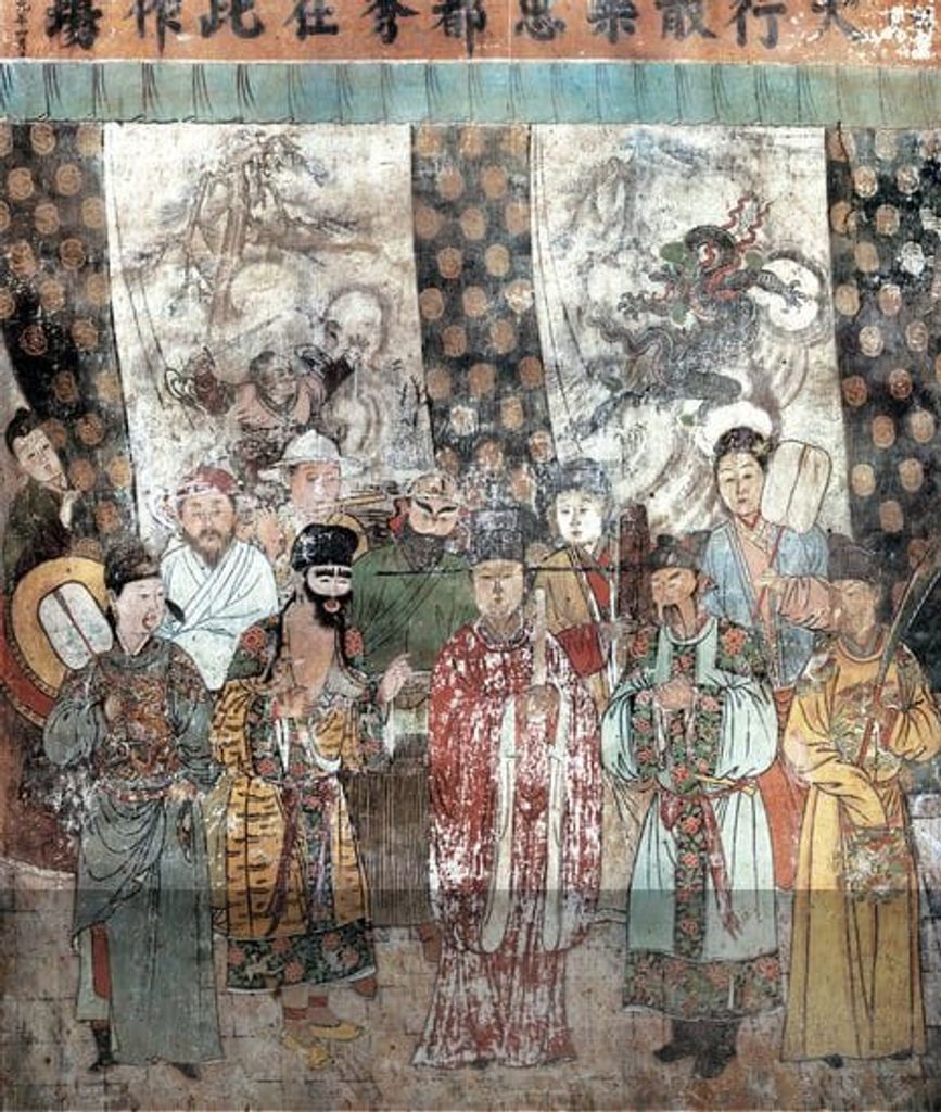 洪洞广胜寺水神庙明应王殿壁画缩略图