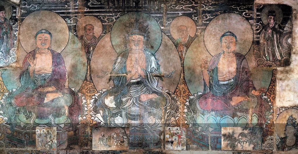 稷山青龙寺壁画预览图