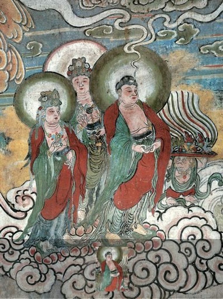 西方三圣图预览图