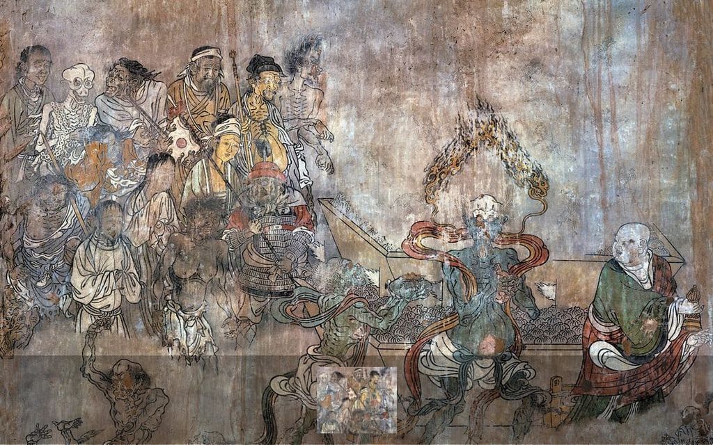 稷山青龙寺起教大师面然鬼王众图预览图
