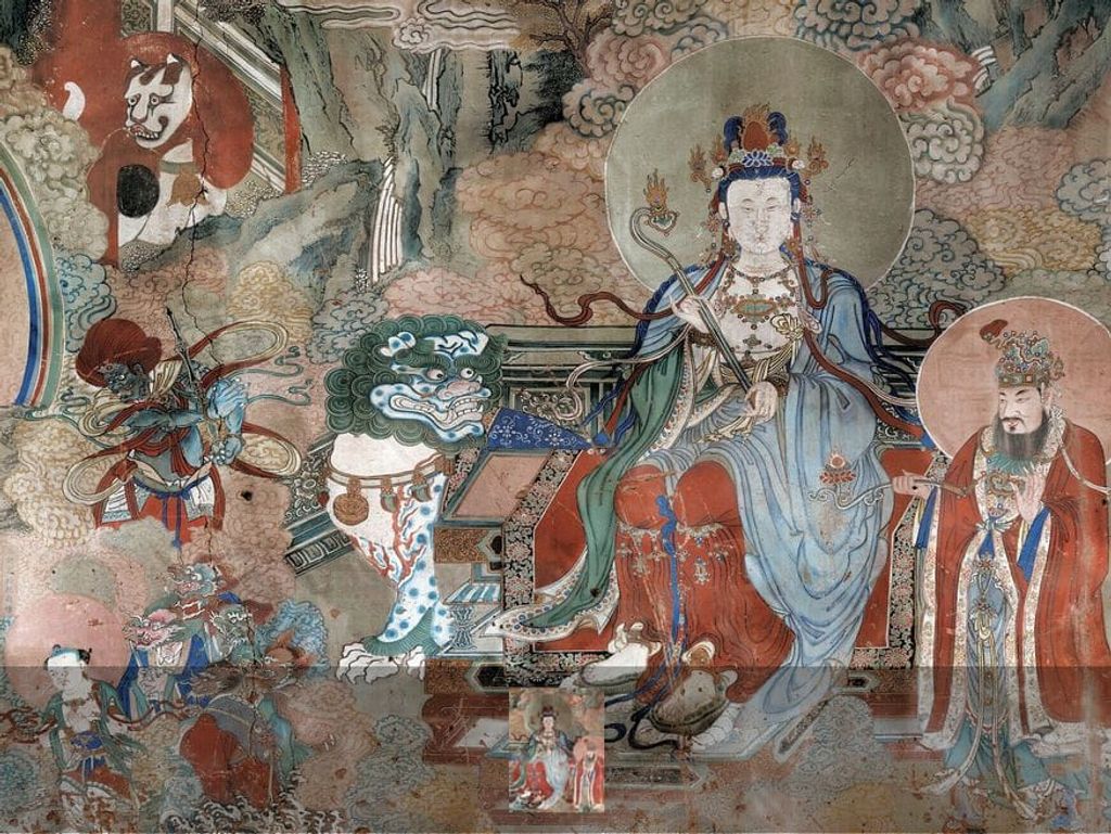 阳高云林寺文殊师利菩萨造像预览图