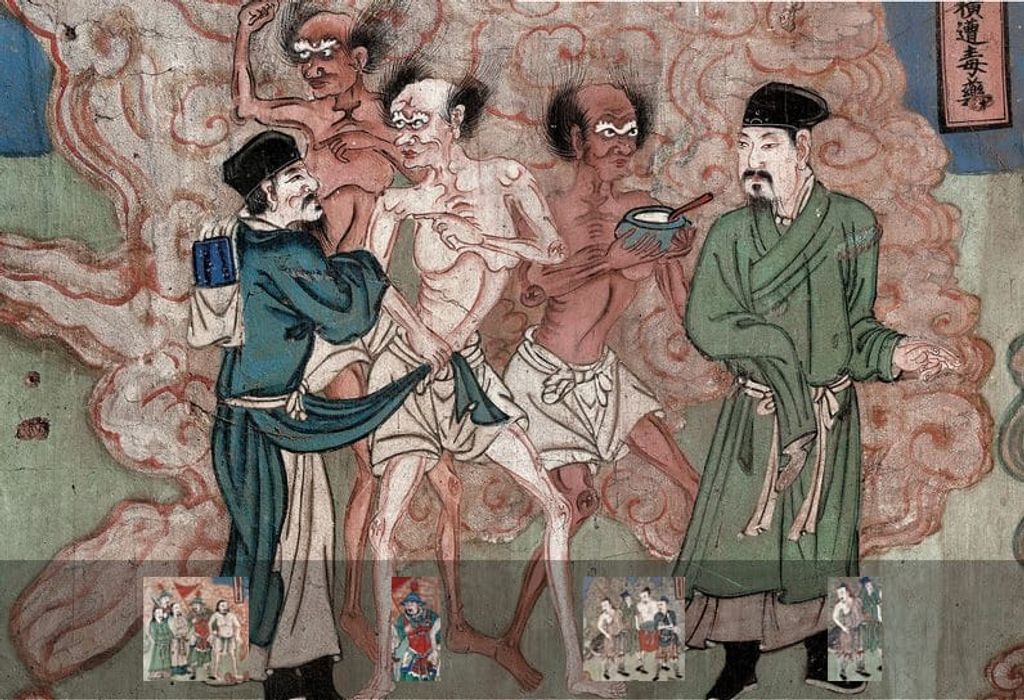 阳高云林寺西墙壁画预览图
