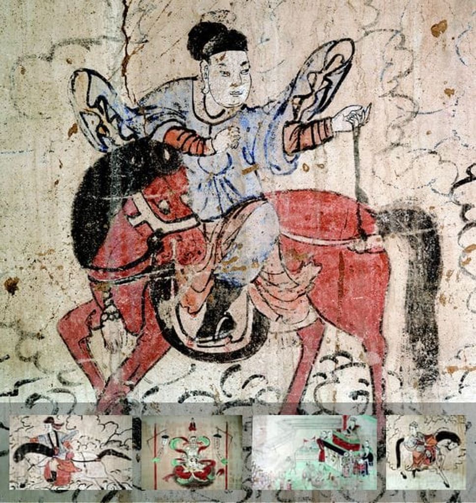 繁峙东文殊寺南墙壁画预览图