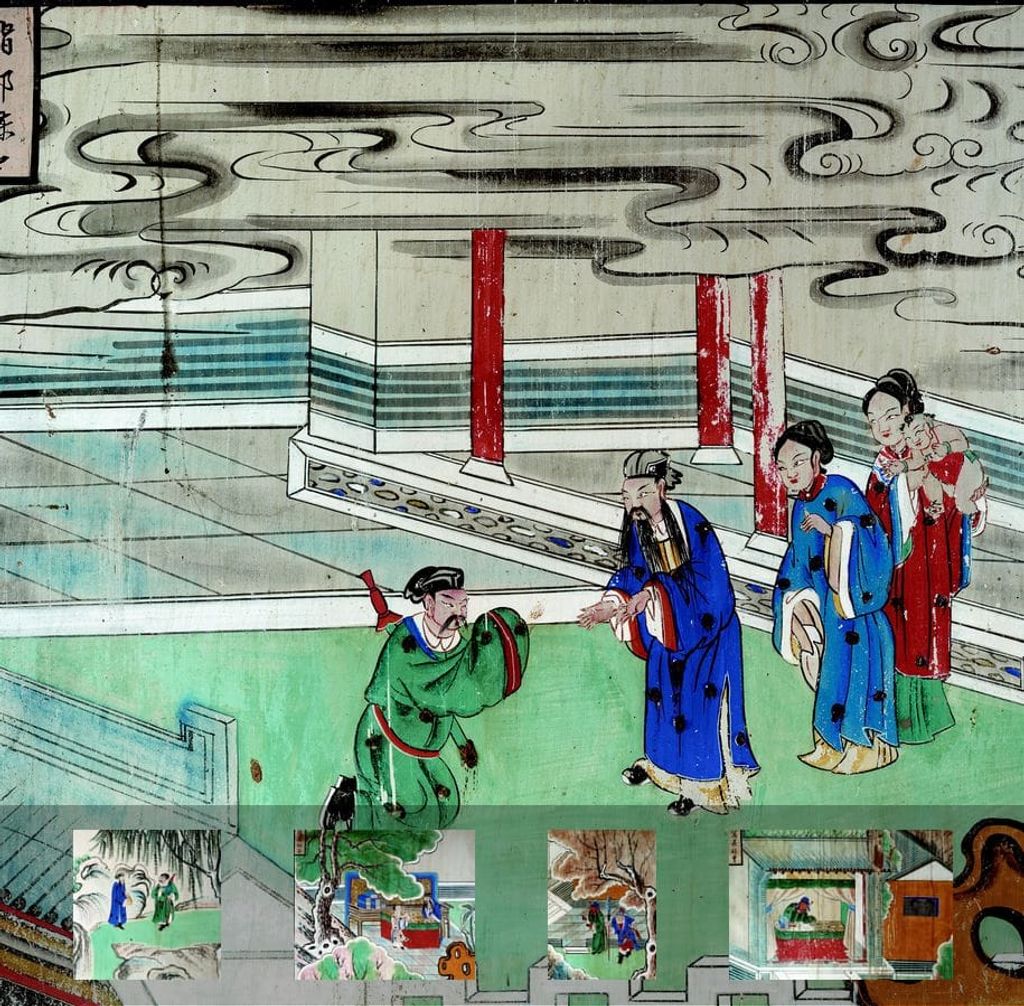 繁峙公主寺关帝殿北墙壁画缩略图