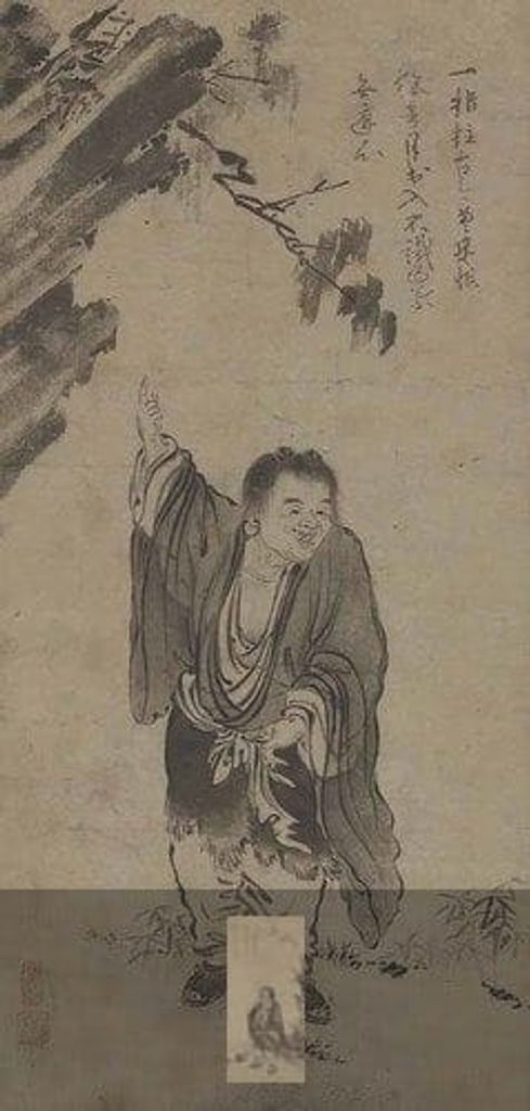 寒山拾得图预览图