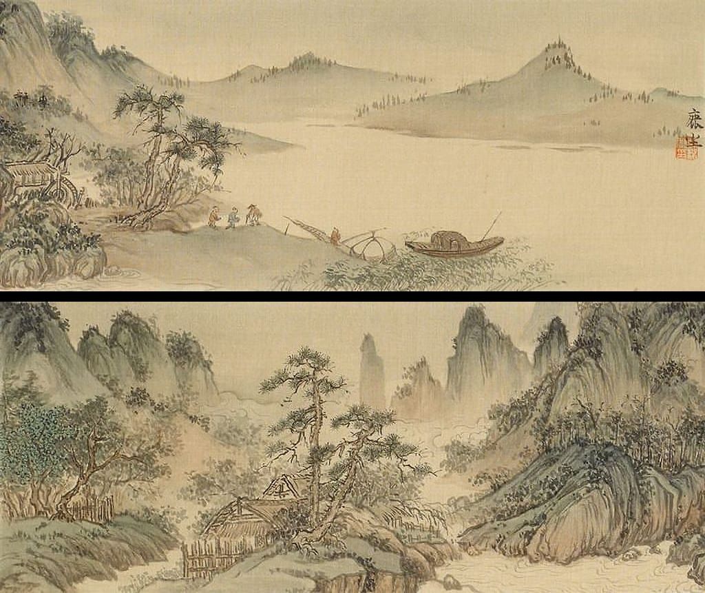 松溪归渔图缩略图
