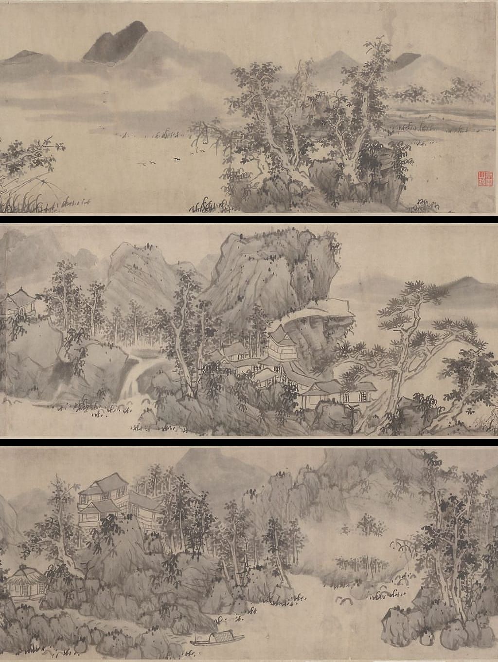 秋山幽居图缩略图