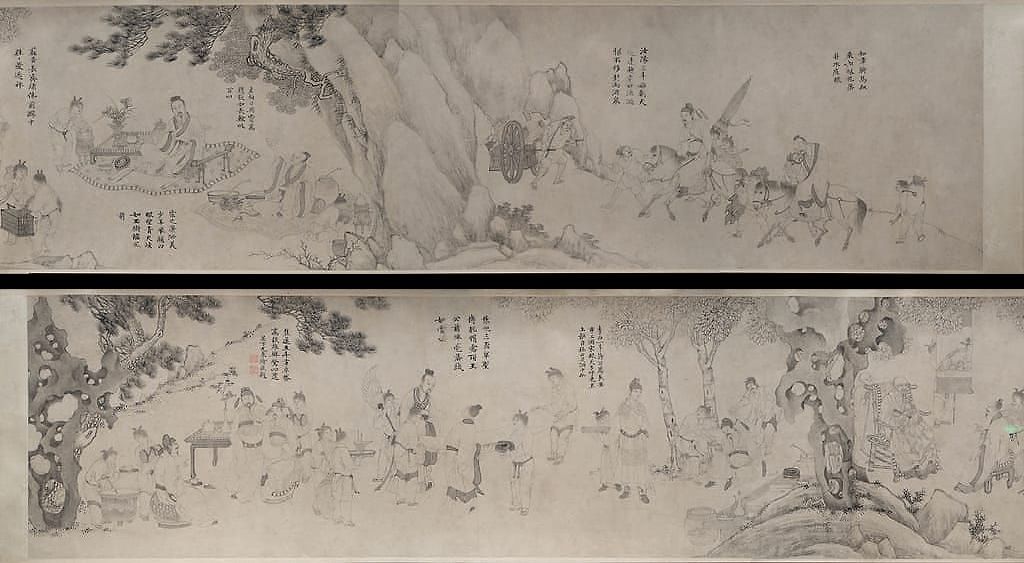 饮中八仙图卷缩略图