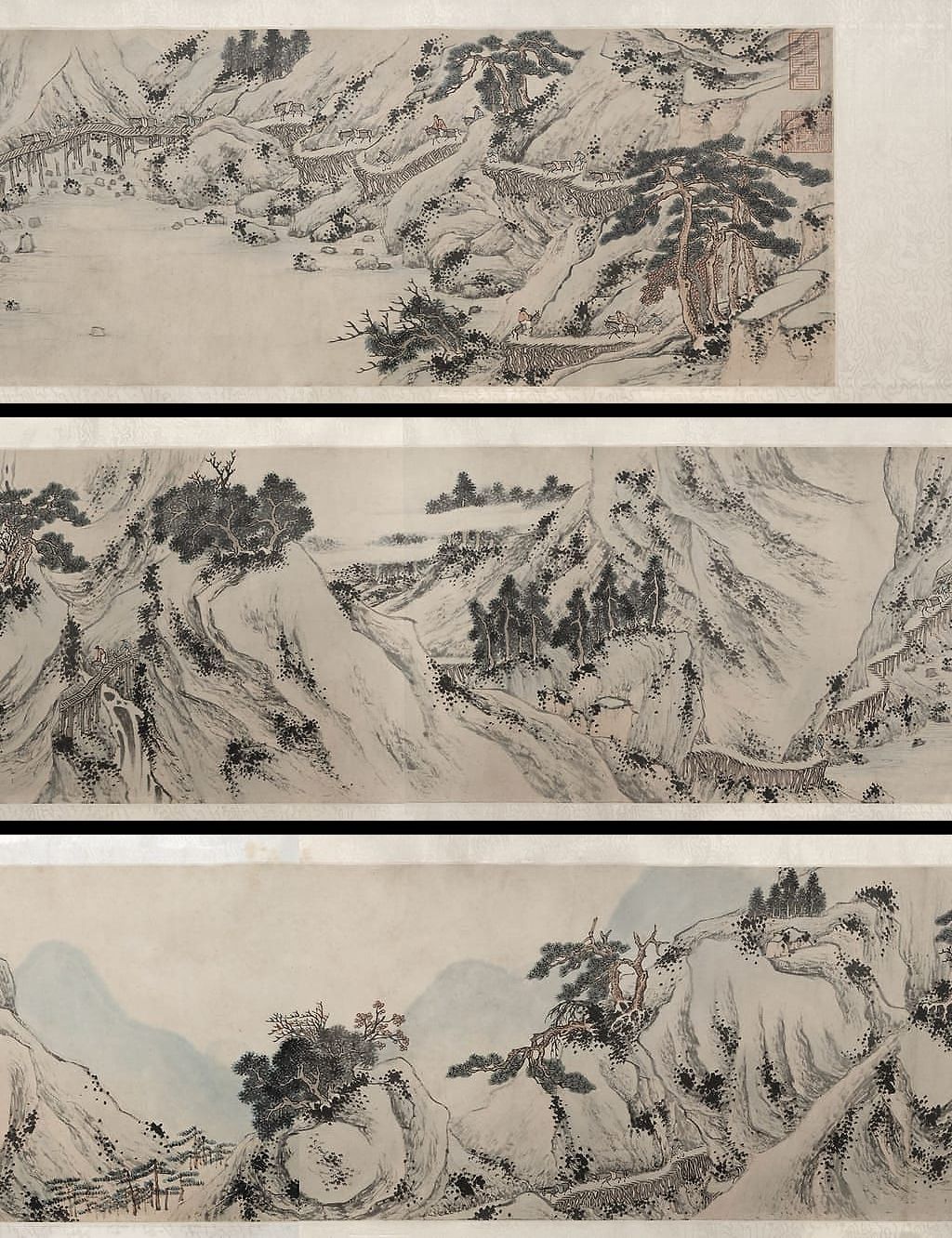蜀道行旅图卷缩略图