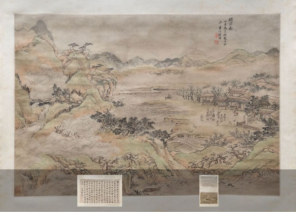 问津图轴预览图