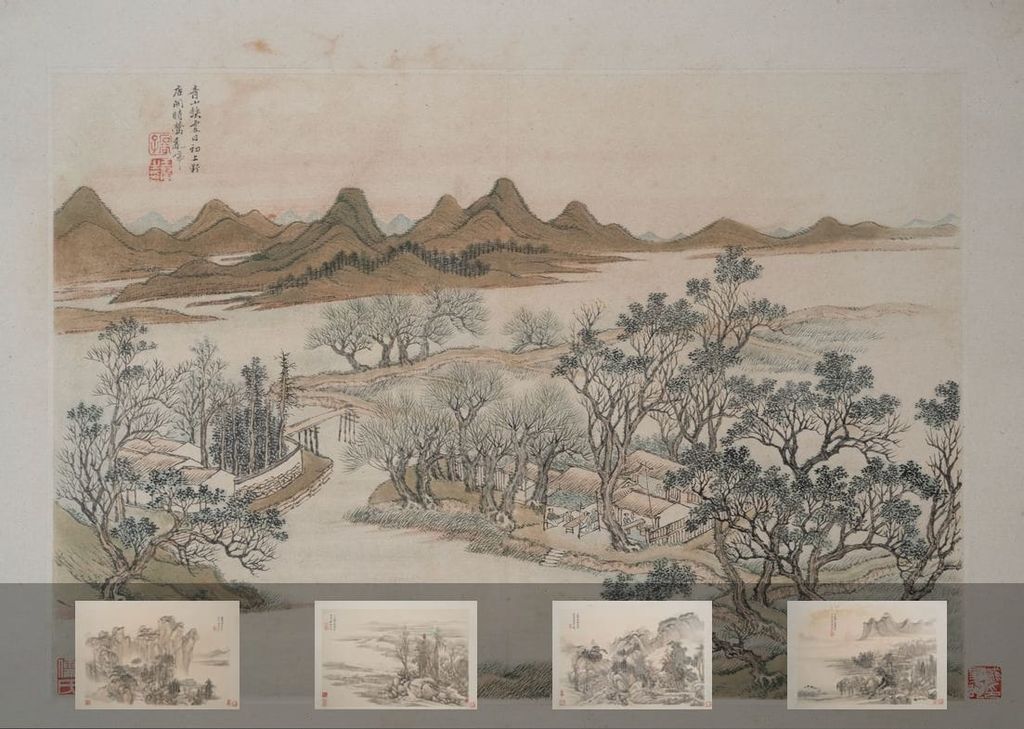 放翁诗意图册预览图