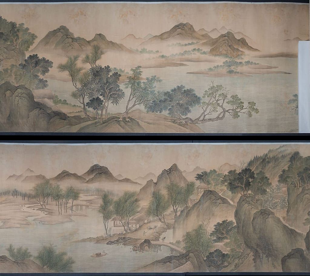 湖天春色图卷预览图