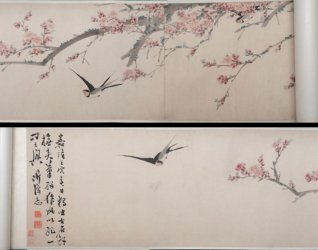 杏花飞燕图卷缩略图